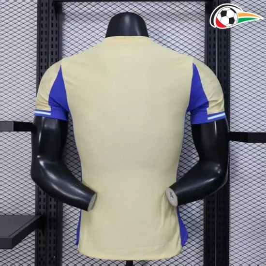 Camisa Olympique Marsella 4th 2025/2026 Versão Jogador Amarelo/Azul