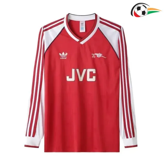 Camisa Arsenal Home 1989/91 Retrô ML Vermelho