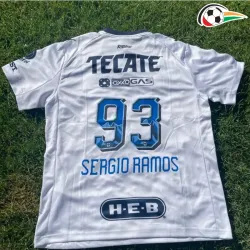 Camisa SERGIO RAMOS 93 Monterrey Away 2025/2026 Branco