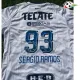 Camisa SERGIO RAMOS 93 Monterrey Away 2025/2026 Branco
