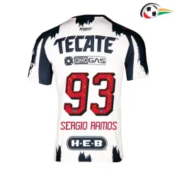 Camisa SERGIO RAMOS 93 Monterrey Home 2025/2026 Branco/Azul Marinho