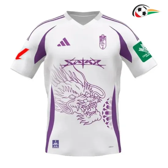 Camisa 4 Granada 2024/2025 Branco/Roxo