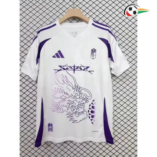 Camisa 4 Granada 2024/2025 Branco/Roxo