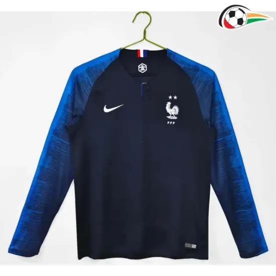 Camisa Francia Home 2018 Retrô ML Copa do Mundo Azul