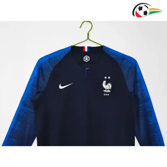 Camisa Francia Home 2018 Retrô ML Copa do Mundo Azul