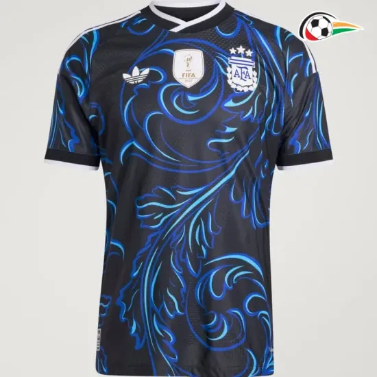 Camisa Reserva Argentina Copa do Mundo 2026 Azul com FIFA2022
