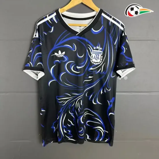 Camisa Reserva Argentina 2026 Preto/Roxo