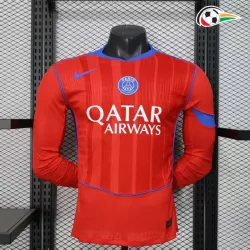 Camisa Alternativa Versão Jogador PSG 2025/2026 Laranja Manga Longa
