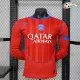 Camisa Alternativa Versão Jogador PSG 2025/2026 Laranja Manga Longa