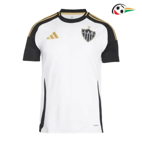 Camisa Reserva Atlético Mineiro 2025/2026 Branco/Preto