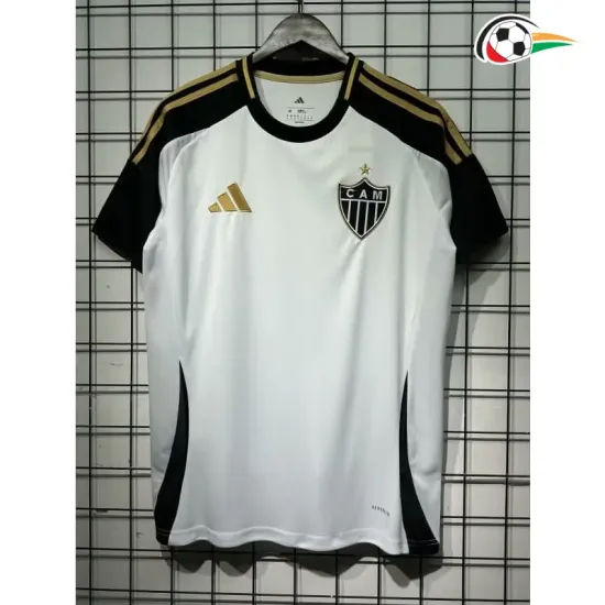 Camisa Reserva Atlético Mineiro 2025/2026 Branco/Preto