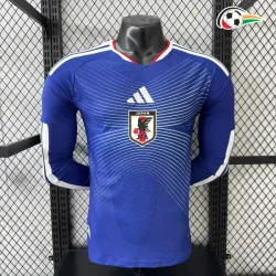 Camisa Titular Versão Jogador Japón 2026 Azul Manga Longa