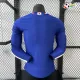 Camisa Titular Versão Jogador Japón 2026 Azul Manga Longa