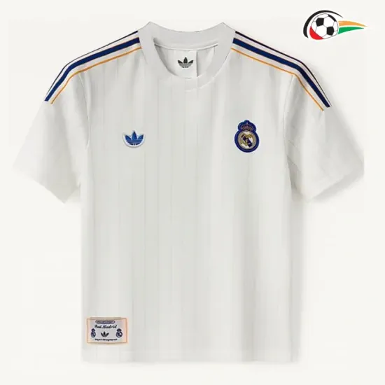 Camisa Retrô Real Madrid 2025/26 Branco
