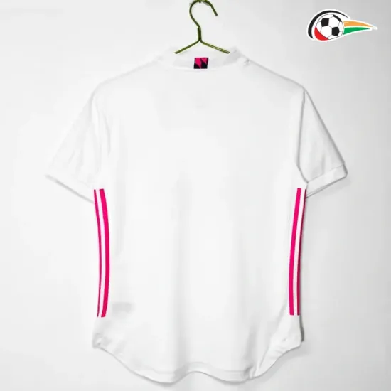 Camisa Retrô Titular Versão Jogador Real Madrid 2020/21 Branco
