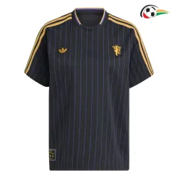 Camisa Retrô Manchester United 2025/26 Preto