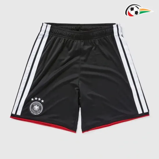 Shorts de Futebol Titular Alemanha 2026 Preto