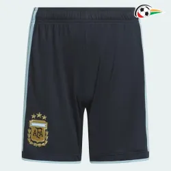 Shorts de Futebol Titular Argentina 2026 Azul Marinho