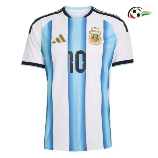 Camisa Titular Messi 10 Argentina 2026 Azul/Branco