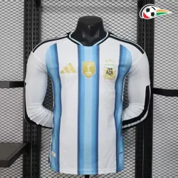 Camisa Titular Versão Jogador Argentina 2026 Azul/Branco