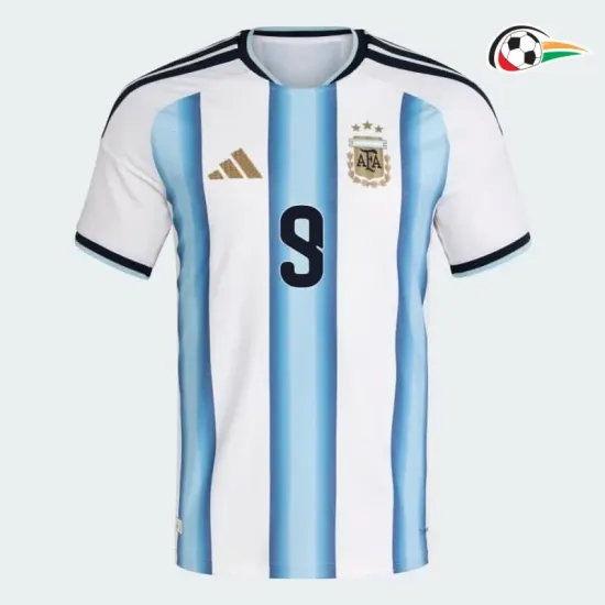 Camisa Titular J.Álvarez 9 Argentina 2026 Azul/Branco