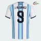 Camisa Titular J.Álvarez 9 Argentina 2026 Azul/Branco