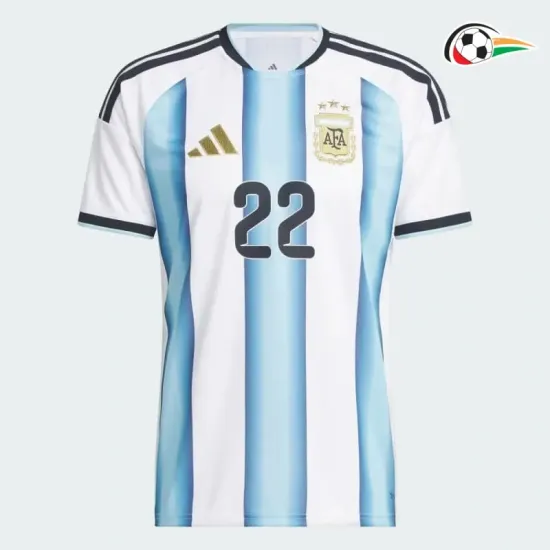 Camisa Titular L.Martínez 22 Argentina 2026 Azul/Branco