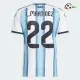 Camisa Titular L.Martínez 22 Argentina 2026 Azul/Branco
