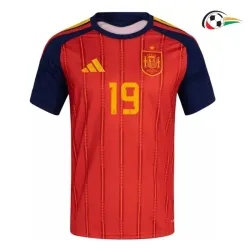Camisa Titular Lamine Yamal 19 España 2026 Vermelho/Azul