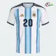Camisa Titular Mac Allister 20 Argentina 2026 Azul/Branco