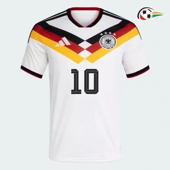 Camisa Titular Musiala 10 Alemanha 2026 Branco