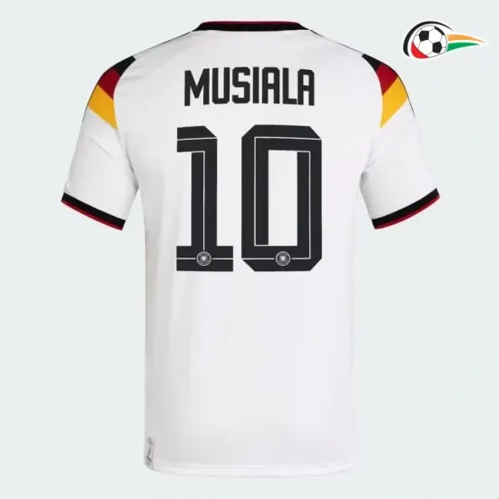 Camisa Titular Musiala 10 Alemanha 2026 Branco