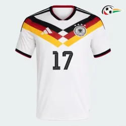 Camisa Titular Wirtz 17 Alemanha 2026 Branco