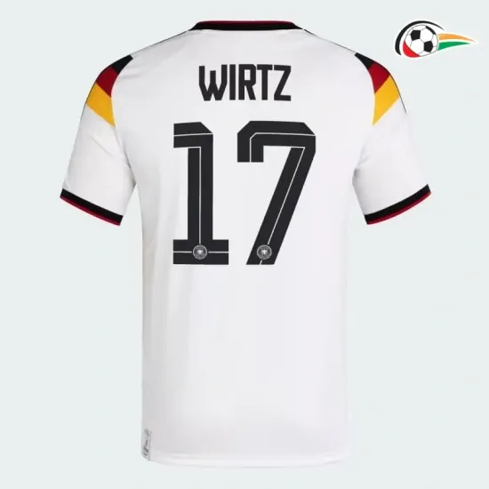 Camisa Titular Wirtz 17 Alemanha 2026 Branco