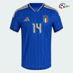 Camisa Titular Chiesa 14 Italia 2026 Azul