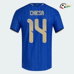 Camisa Titular Chiesa 14 Italia 2026 Azul