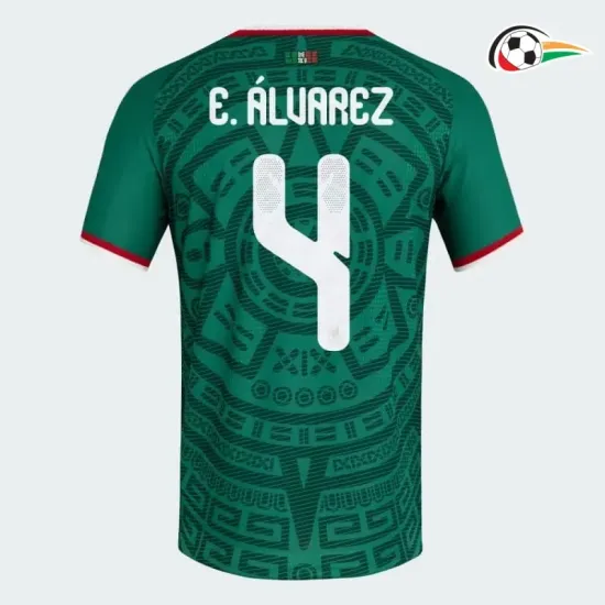Camisa Titular E.Álvarez 4 México 2026 Verde
