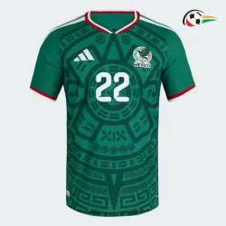 Camisa Titular H.Lozano 22 México 2026 Verde