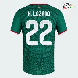 Camisa Titular H.Lozano 22 México 2026 Verde