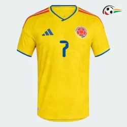 Camisa Titular Luis Días 7 Colombia 2026 Amarelo
