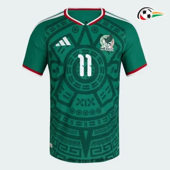 Camisa Titular S.Gimenez 11 México 2026 Verde