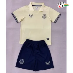 Camisa Reserva Infantil Everton FC 2025/2026 Bege