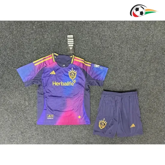 Camisa Reserva Infantil LA Galaxy 2025/2026 Roxo