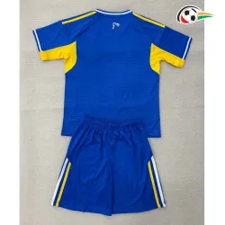 Camisa Reserva Infantil Leeds United 2025/2026 Azul