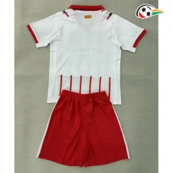 Camisa Titular Infantil Girona 2025/2026 Branco/Vermelho