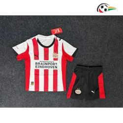 Camisa Titular Infantil PSV Eindhoven 2025/2026 Vermelho/Branco