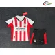 Camisa Titular Infantil PSV Eindhoven 2025/2026 Vermelho/Branco