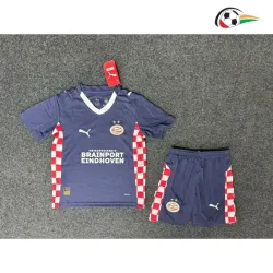 Camisa Reserva Infantil PSV Eindhoven 2025/2026 Azul Marinho