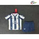 Camisa Titular Infantil Monterrey 2025/2026 Branco/Azul Marinho