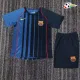 Camisa Retrô Reserva Infantil Barcelona 2004/05 Azul Marinho